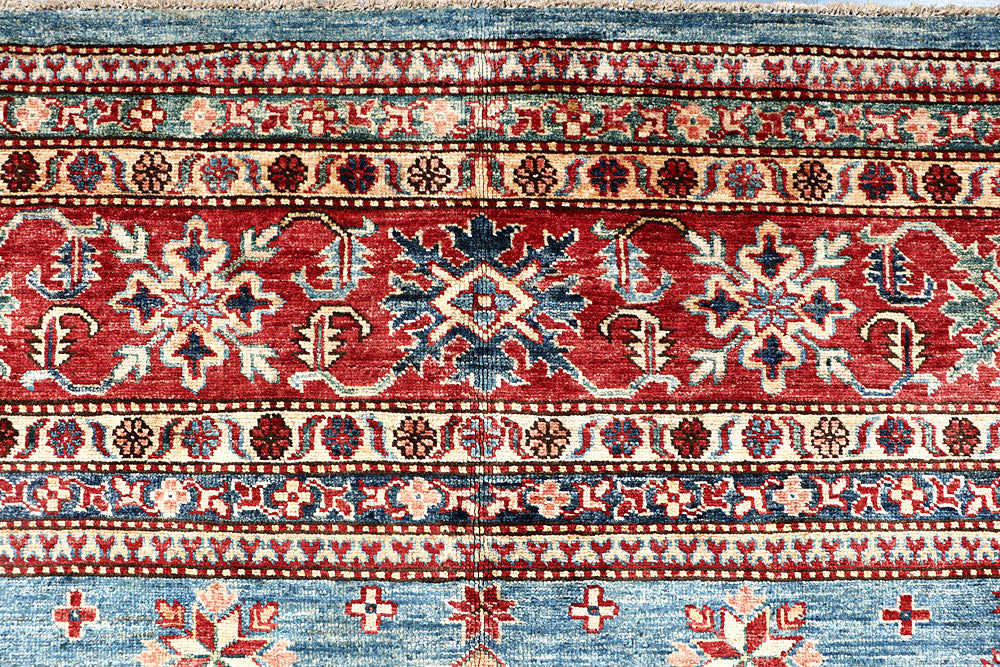 Steel Blue Kazak 7' 11 x 10' 8 - No. 63542 - ALRUG Rug Store