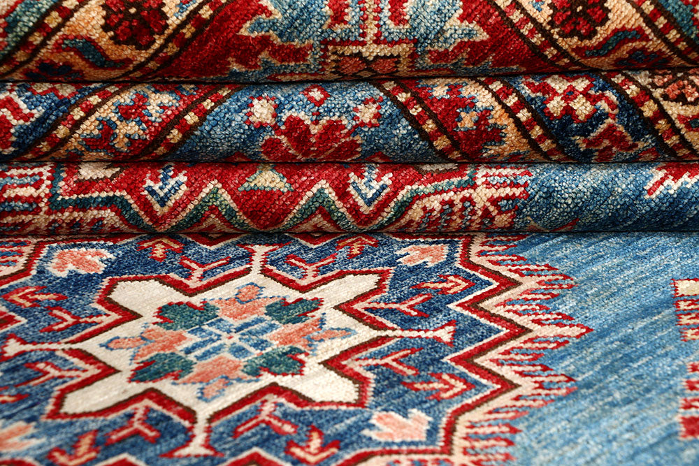 Steel Blue Kazak 7' 11 x 10' 8 - No. 63542 - ALRUG Rug Store