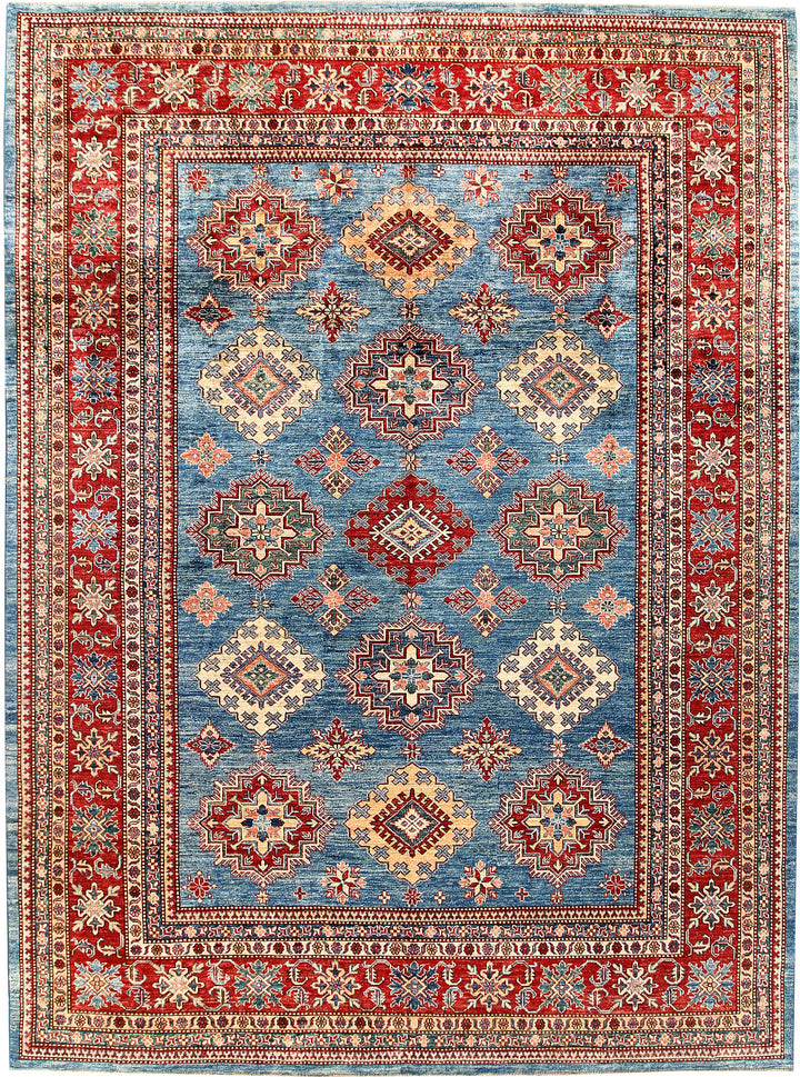 Steel Blue Kazak 7' 11 x 10' 8 - No. 63542 - ALRUG Rug Store