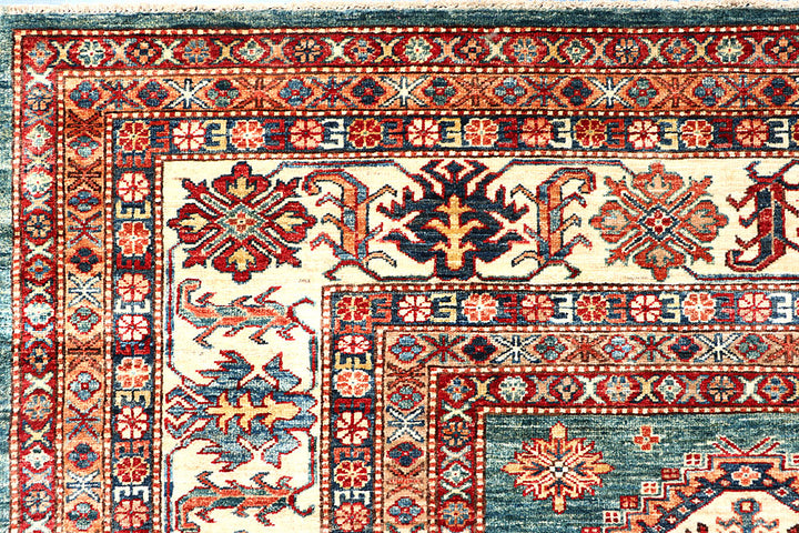 Sea Green Kazak 9' 10 x 13' 4 - No. 63543 - ALRUG Rug Store