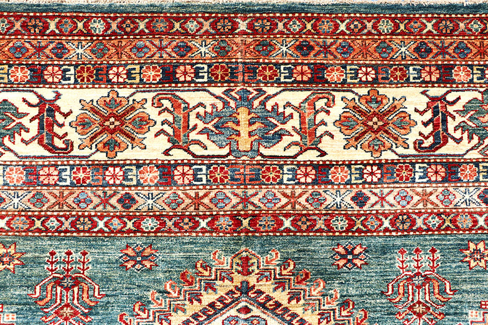 Sea Green Kazak 9' 10 x 13' 4 - No. 63543 - ALRUG Rug Store