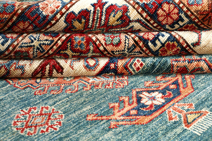 Sea Green Kazak 9' 10 x 13' 4 - No. 63543 - ALRUG Rug Store