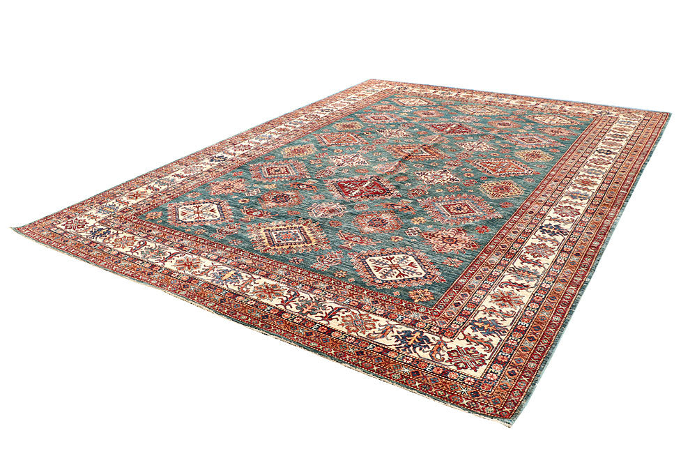 Sea Green Kazak 9' 10 x 13' 4 - No. 63543 - ALRUG Rug Store
