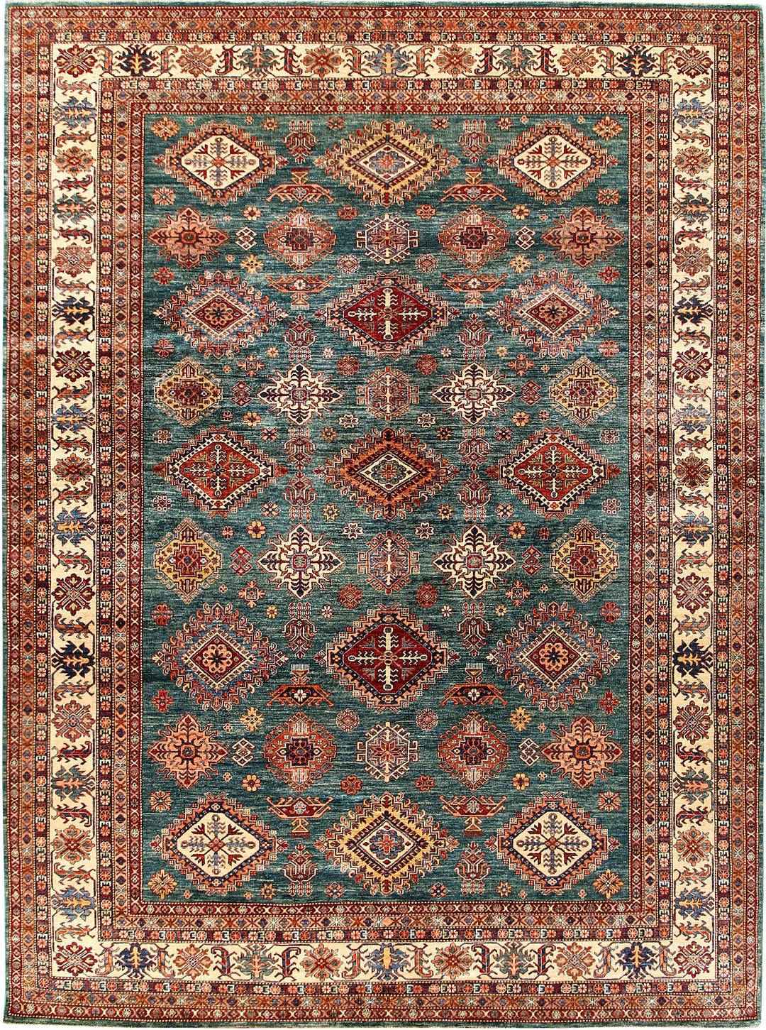 Sea Green Kazak 9' 10 x 13' 4 - No. 63543 - ALRUG Rug Store
