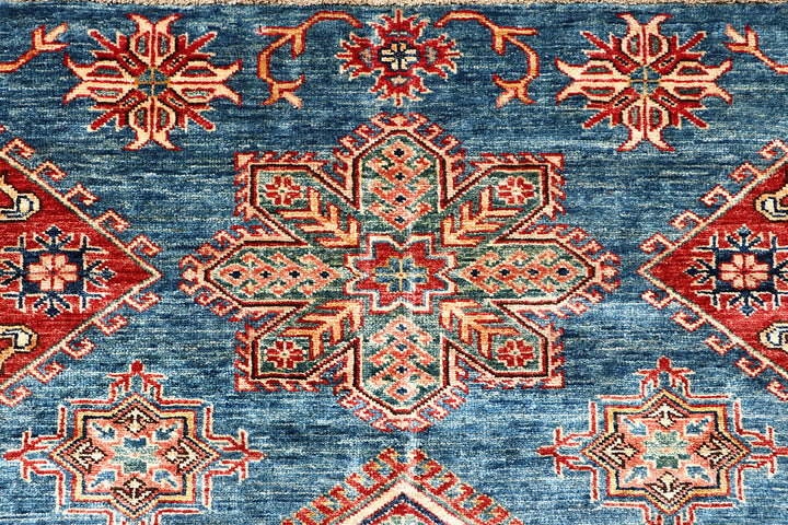 Steel Blue Kazak 10' x 12' 6 - No. 63544 - ALRUG Rug Store