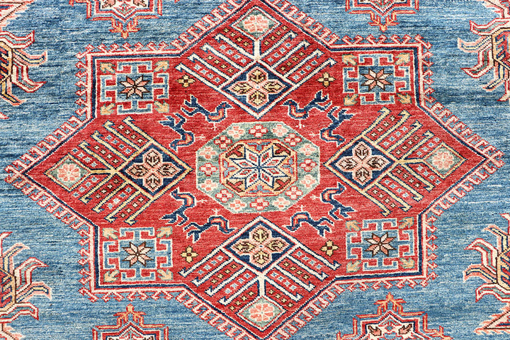 Steel Blue Kazak 10' x 12' 6 - No. 63544 - ALRUG Rug Store