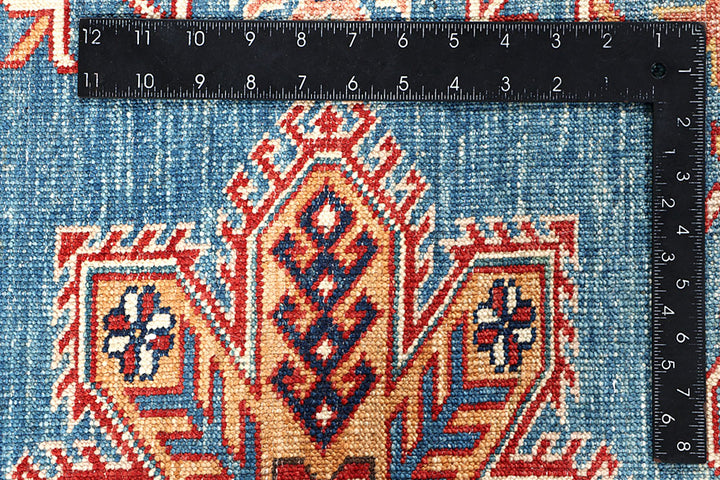 Steel Blue Kazak 10' x 12' 6 - No. 63544 - ALRUG Rug Store