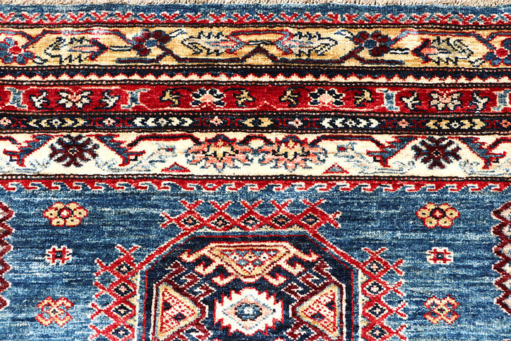 Steel Blue Kazak 6' 4 x 8' 9 - No. 63545 - ALRUG Rug Store