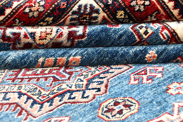 Steel Blue Kazak 6' 4 x 8' 9 - No. 63545 - ALRUG Rug Store