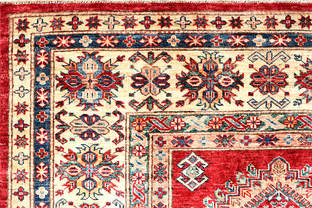 Firebrick Kazak 9' 3 x 11' 10 - No. 63546 - ALRUG Rug Store