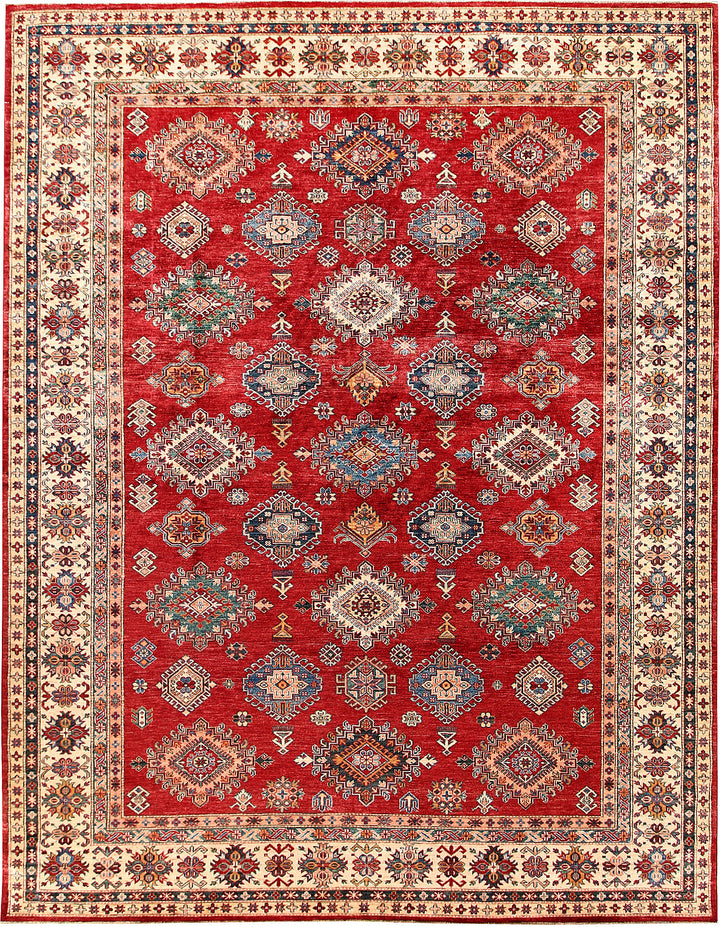 Firebrick Kazak 9' 3 x 11' 10 - No. 63546 - ALRUG Rug Store