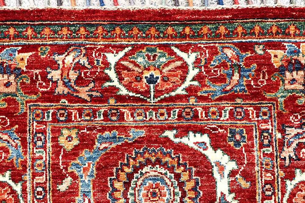 Dark Red Kazak 2' 8 x 7' 9 - No. 63547 - ALRUG Rug Store
