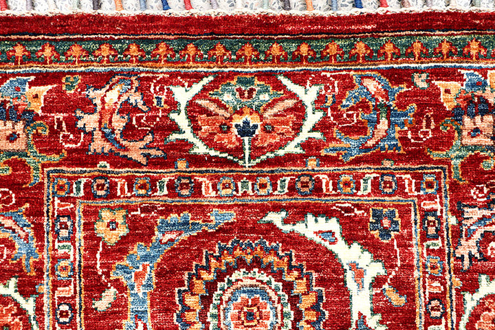 Dark Red Kazak 2' 8 x 7' 9 - No. 63547 - ALRUG Rug Store