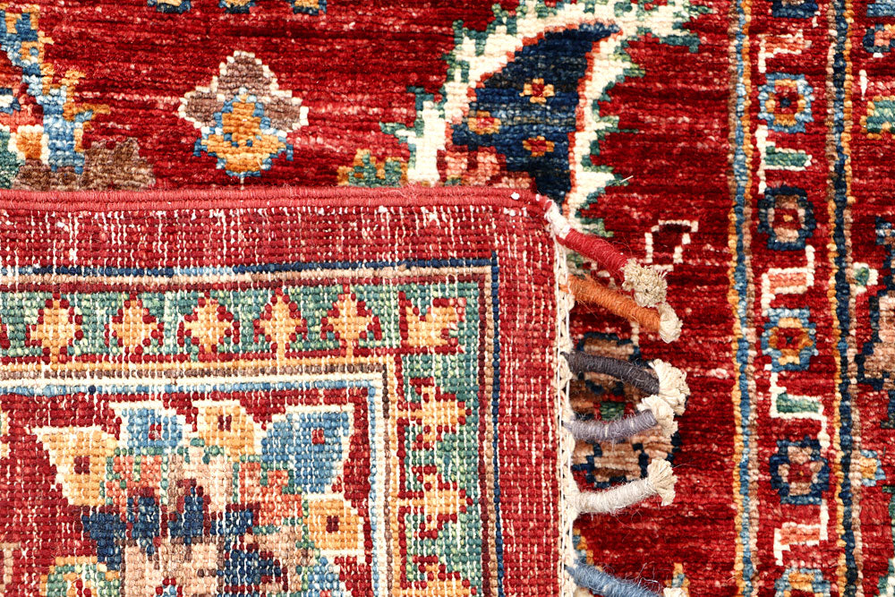 Dark Red Kazak 2' 8 x 7' 9 - No. 63547 - ALRUG Rug Store