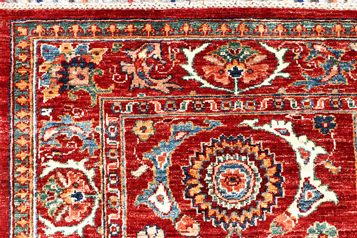 Dark Red Kazak 2' 10 x 7' 10 - No. 63548 - ALRUG Rug Store