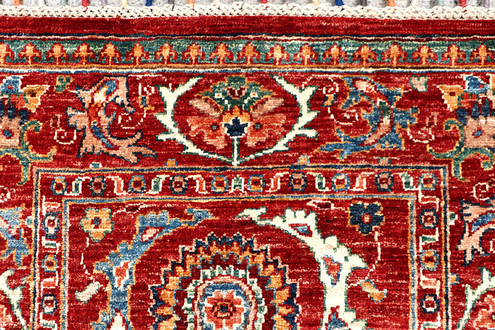 Dark Red Kazak 2' 10 x 7' 10 - No. 63548 - ALRUG Rug Store