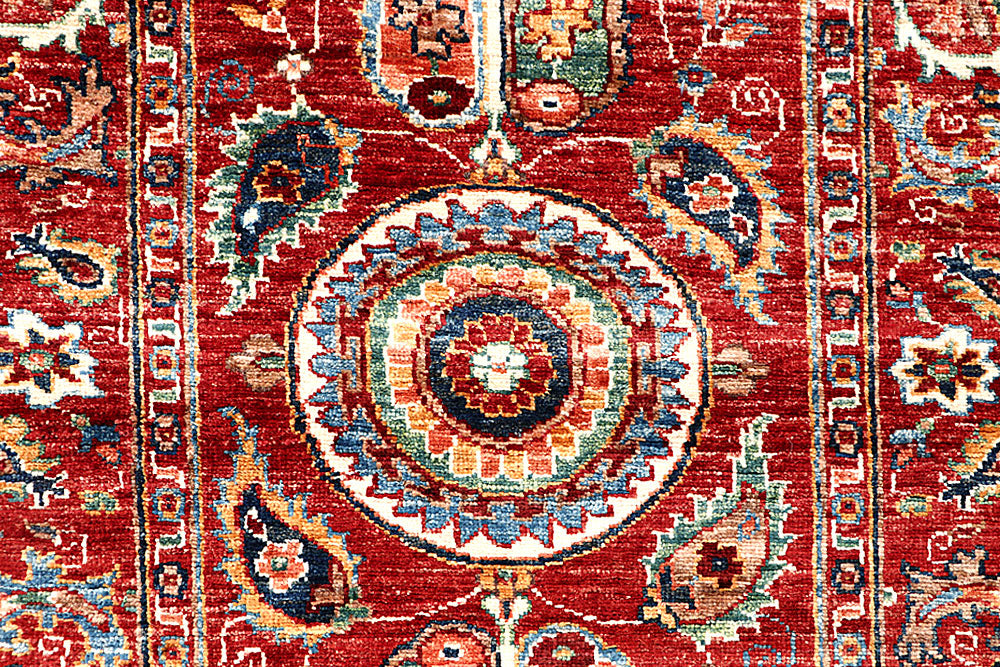 Dark Red Kazak 2' 10 x 7' 10 - No. 63548 - ALRUG Rug Store