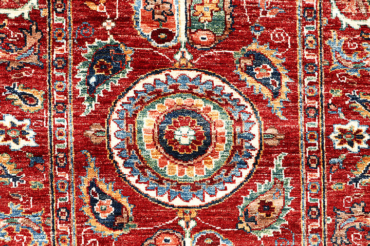 Dark Red Kazak 2' 10 x 7' 10 - No. 63548 - ALRUG Rug Store