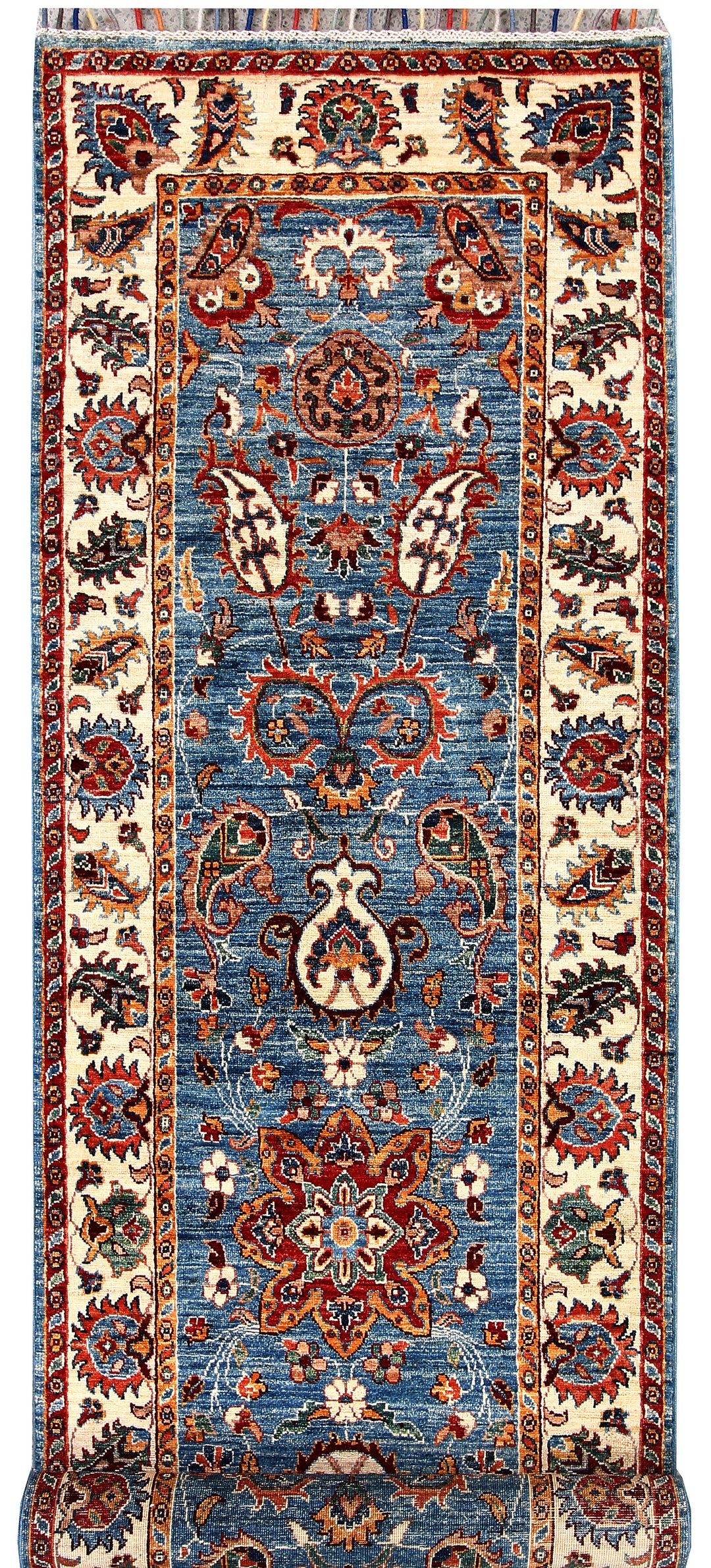 Steel Blue Kazak 2' 7 x 9' 9 - No. 63550 - ALRUG Rug Store