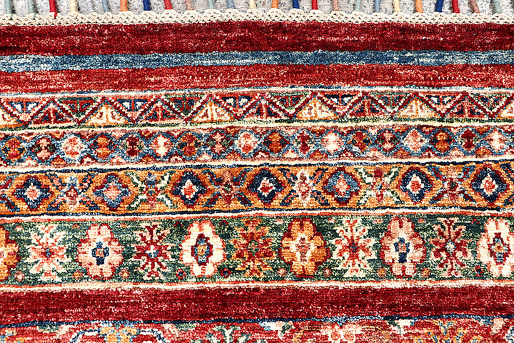 Multi Colored Kazak 2' 11 x 10' - No. 63551 - ALRUG Rug Store