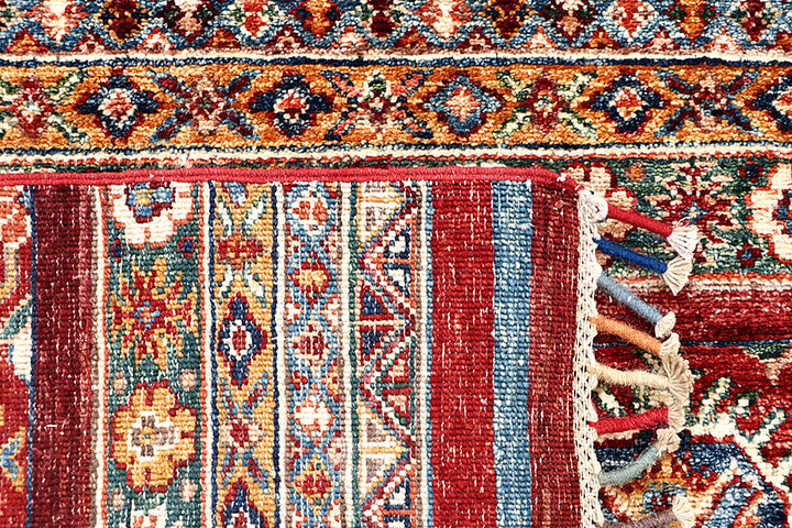 Multi Colored Kazak 2' 11 x 10' - No. 63551 - ALRUG Rug Store