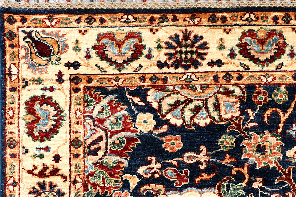 Dark Blue Kazak 2' 8 x 10' 5 - No. 63552 - ALRUG Rug Store