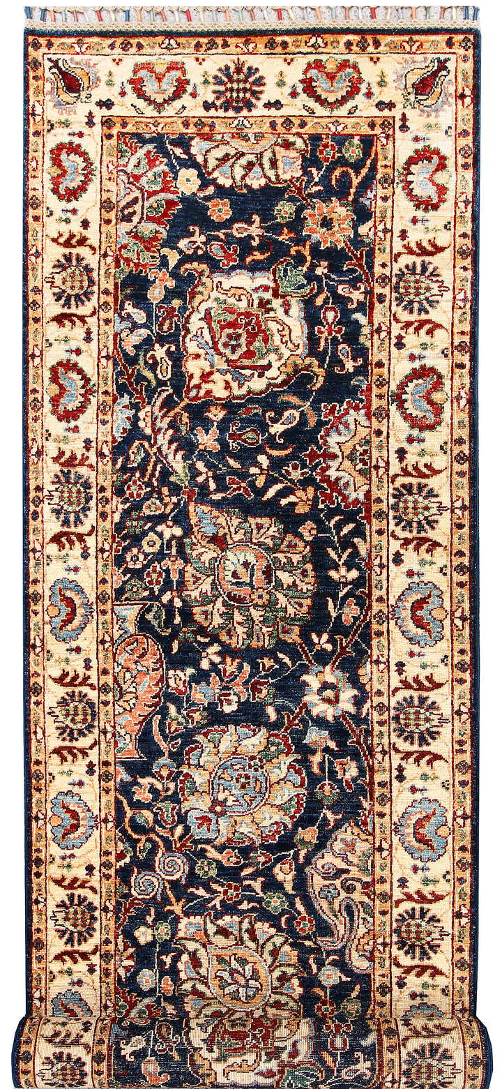 Dark Blue Kazak 2' 8 x 10' 5 - No. 63552 - ALRUG Rug Store