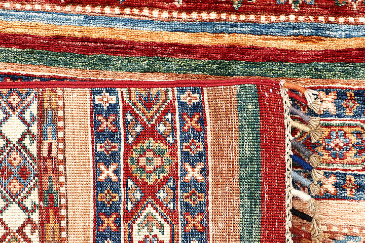 Multi Colored Kazak 2' 9 x 9' 10 - No. 63553 - ALRUG Rug Store