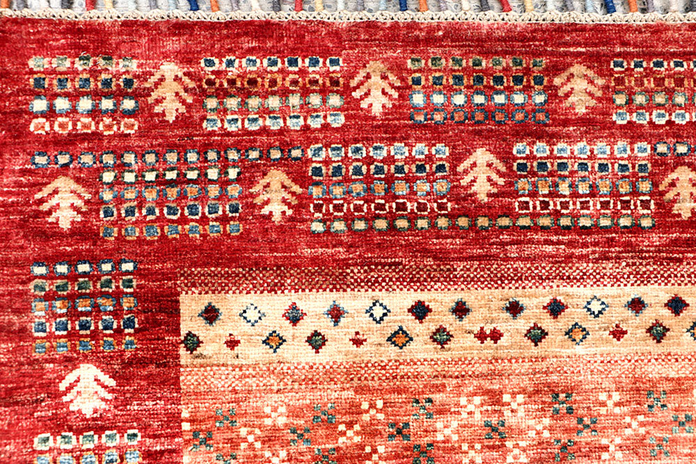 Multi Colored Kazak 2' 6 x 9' 7 - No. 63555 - ALRUG Rug Store