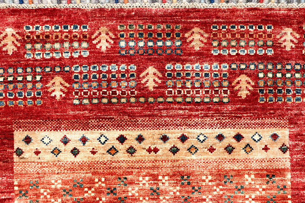 Multi Colored Kazak 2' 6 x 9' 7 - No. 63555 - ALRUG Rug Store