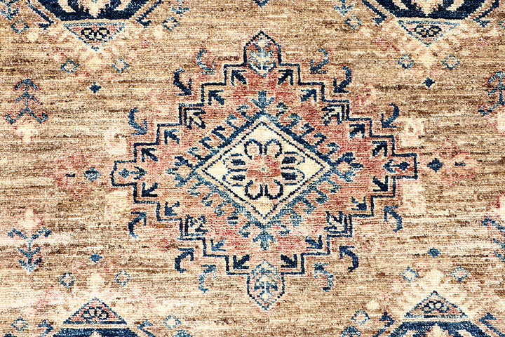 Tan Kazak 4' 2 x 5' 10 - No. 63556 - ALRUG Rug Store