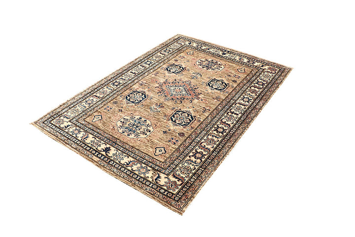 Tan Kazak 4' 2 x 5' 10 - No. 63556 - ALRUG Rug Store