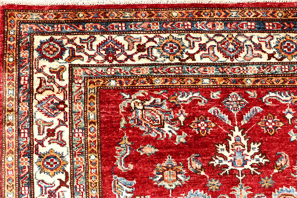 Dark Red Kazak 4' x 5' 9 - No. 63557 - ALRUG Rug Store