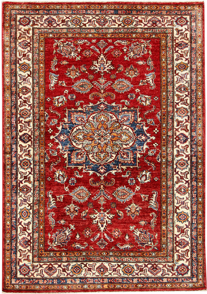 Dark Red Kazak 4' x 5' 9 - No. 63557 - ALRUG Rug Store