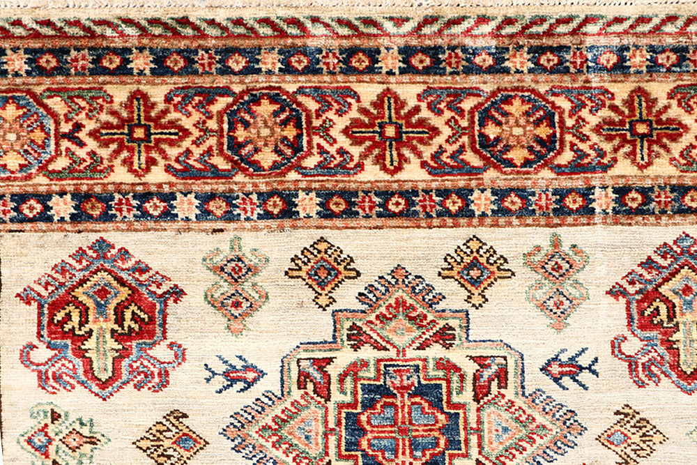 Blanched Almond Kazak 4' x 5' 9 - No. 63558 - ALRUG Rug Store