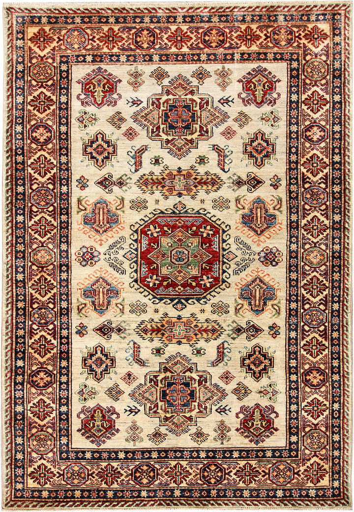 Blanched Almond Kazak 4' x 5' 9 - No. 63558 - ALRUG Rug Store