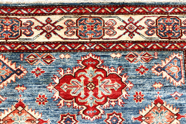 Steel Blue Kazak 4' x 5' 10 - No. 63559 - ALRUG Rug Store