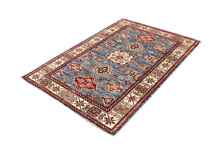 Steel Blue Kazak 4' x 5' 10 - No. 63559 - ALRUG Rug Store