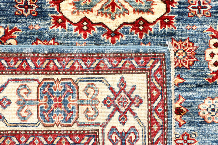 Steel Blue Kazak 4' x 5' 10 - No. 63559 - ALRUG Rug Store