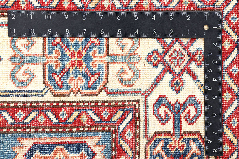 Steel Blue Kazak 4' x 5' 10 - No. 63559 - ALRUG Rug Store