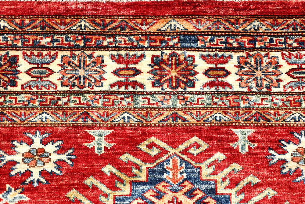 Firebrick Kazak 4' 1 x 5' 5 - No. 63560 - ALRUG Rug Store