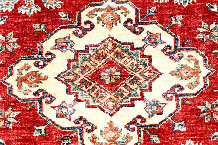 Firebrick Kazak 4' 1 x 5' 5 - No. 63560 - ALRUG Rug Store