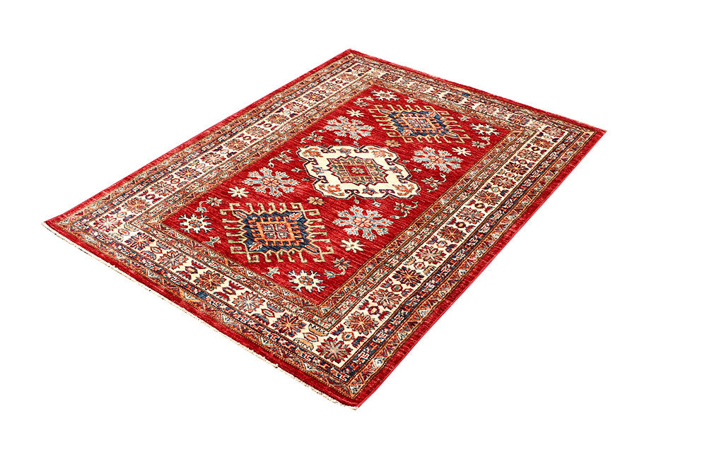 Firebrick Kazak 4' 1 x 5' 5 - No. 63560 - ALRUG Rug Store