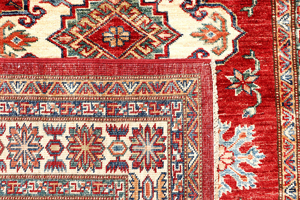 Firebrick Kazak 4' 1 x 5' 5 - No. 63560 - ALRUG Rug Store