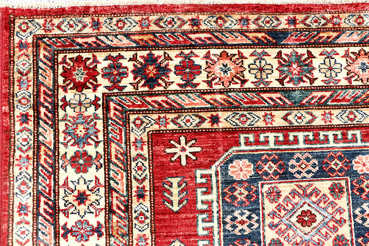 Firebrick Kazak 3' 11 x 5' 8 - No. 63561 - ALRUG Rug Store