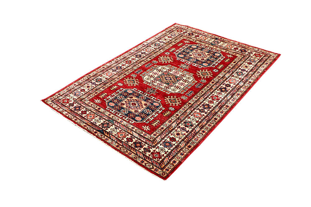 Firebrick Kazak 3' 11 x 5' 8 - No. 63561 - ALRUG Rug Store