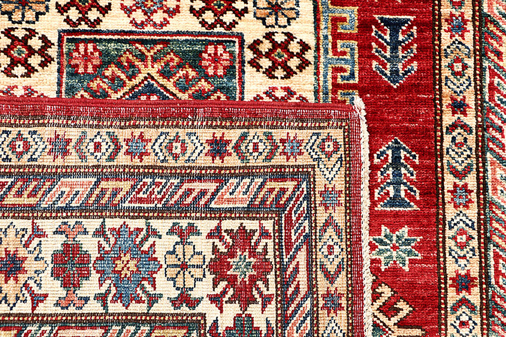 Firebrick Kazak 3' 11 x 5' 8 - No. 63561 - ALRUG Rug Store