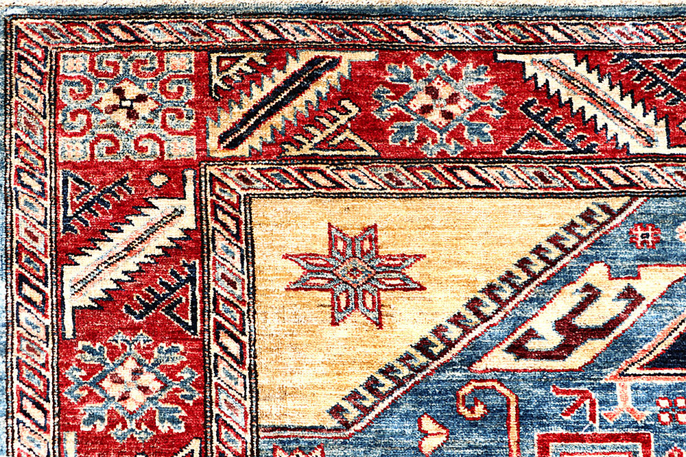 Steel Blue Kazak 6' 3 x 8' 11 - No. 63562 - ALRUG Rug Store