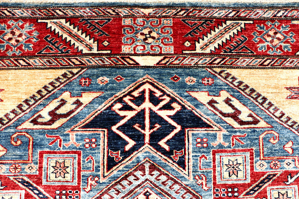 Steel Blue Kazak 6' 3 x 8' 11 - No. 63562 - ALRUG Rug Store