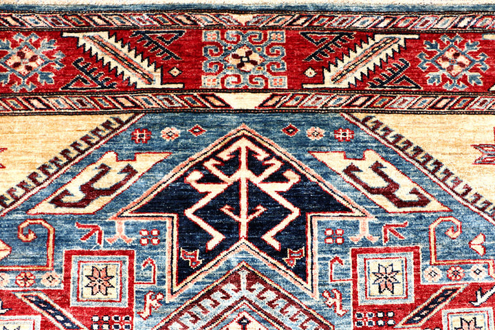 Steel Blue Kazak 6' 3 x 8' 11 - No. 63562 - ALRUG Rug Store